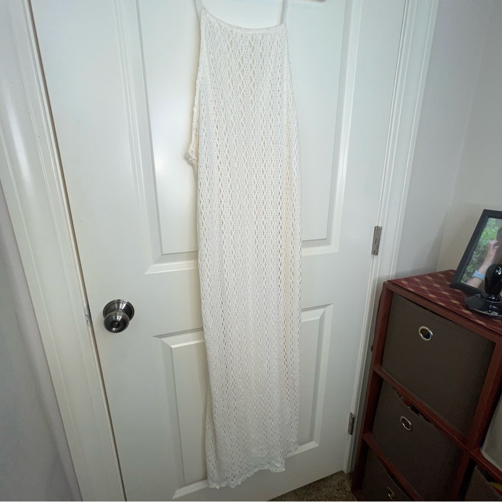 Zara Cream Maxi Dress - Picture 2 of 12
